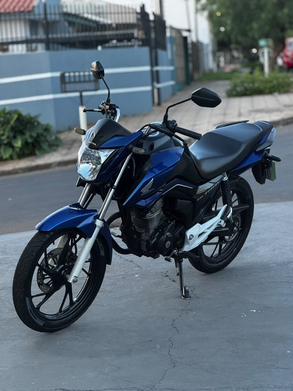 Honda CG 160 Titan, Ed Especial, Flex, Azul - foto 3