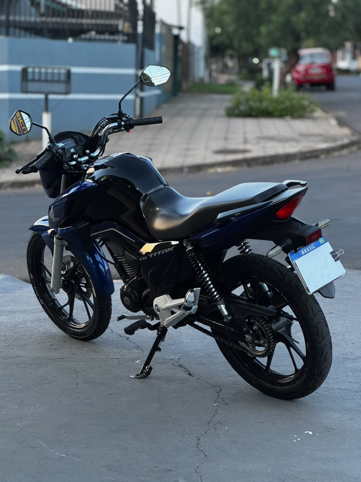 Honda CG 160 Titan, Ed Especial, Flex, Azul - foto 4