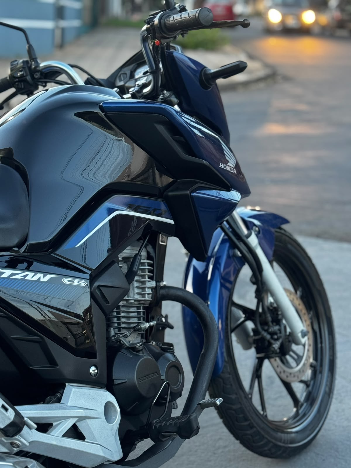 Honda CG 160 Titan, Ed Especial, Flex, Azul - foto 7